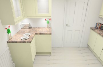 Kitchen 3D Image for a new kitchen